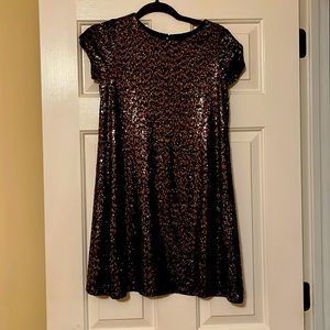 Art Class Multi Color Sequin Party Dress Sz Large 10/12